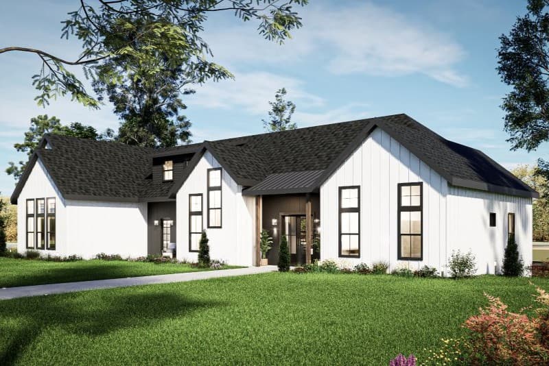 The Briar Modern Farmhouse Plan
